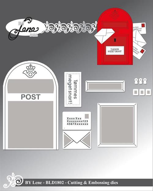 By Lene dies Mailbox 4,2x7,2cm